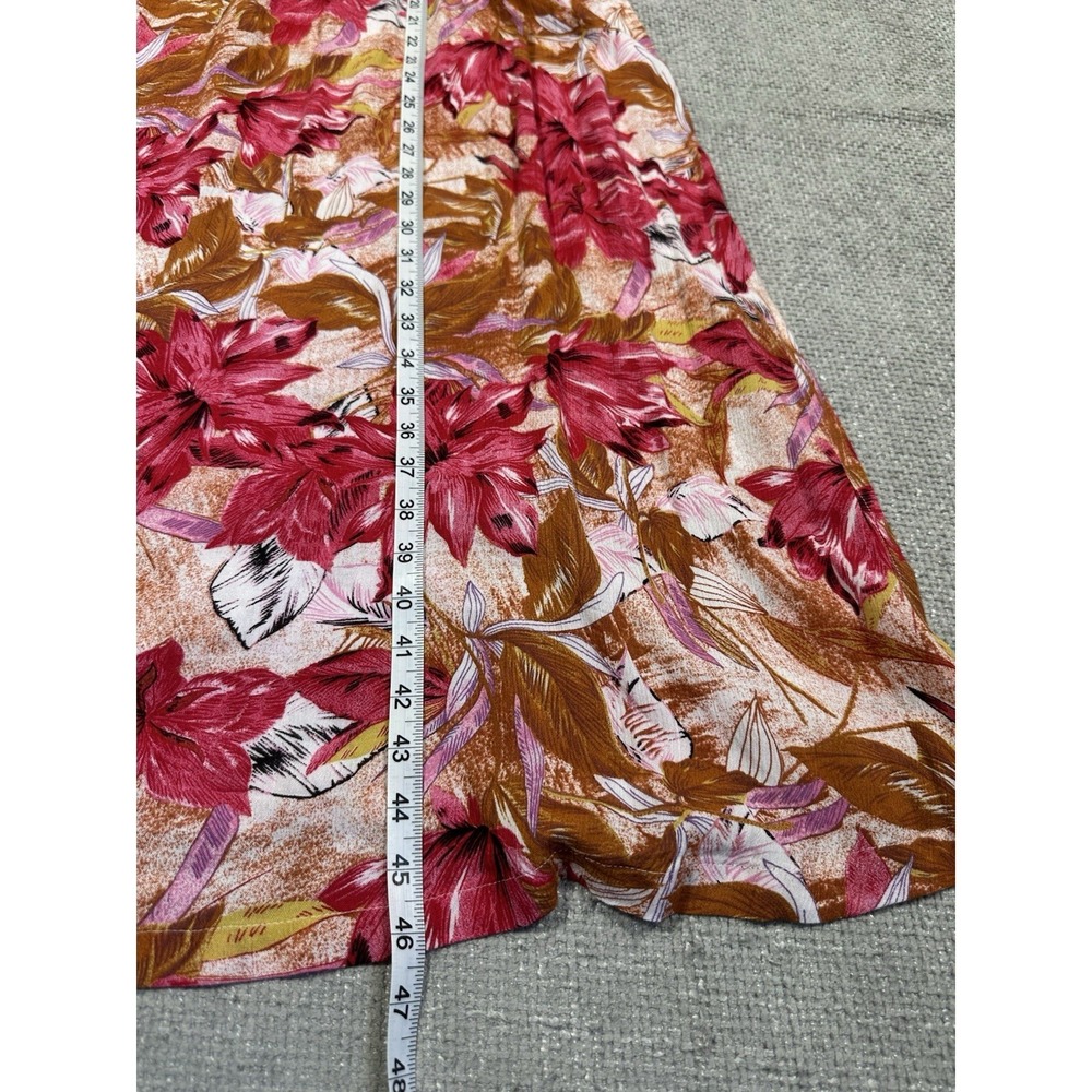 Lascana Venus Dress Womens Small Pink Floral Strapless Vacation Resort Read - Picture 9 of 11